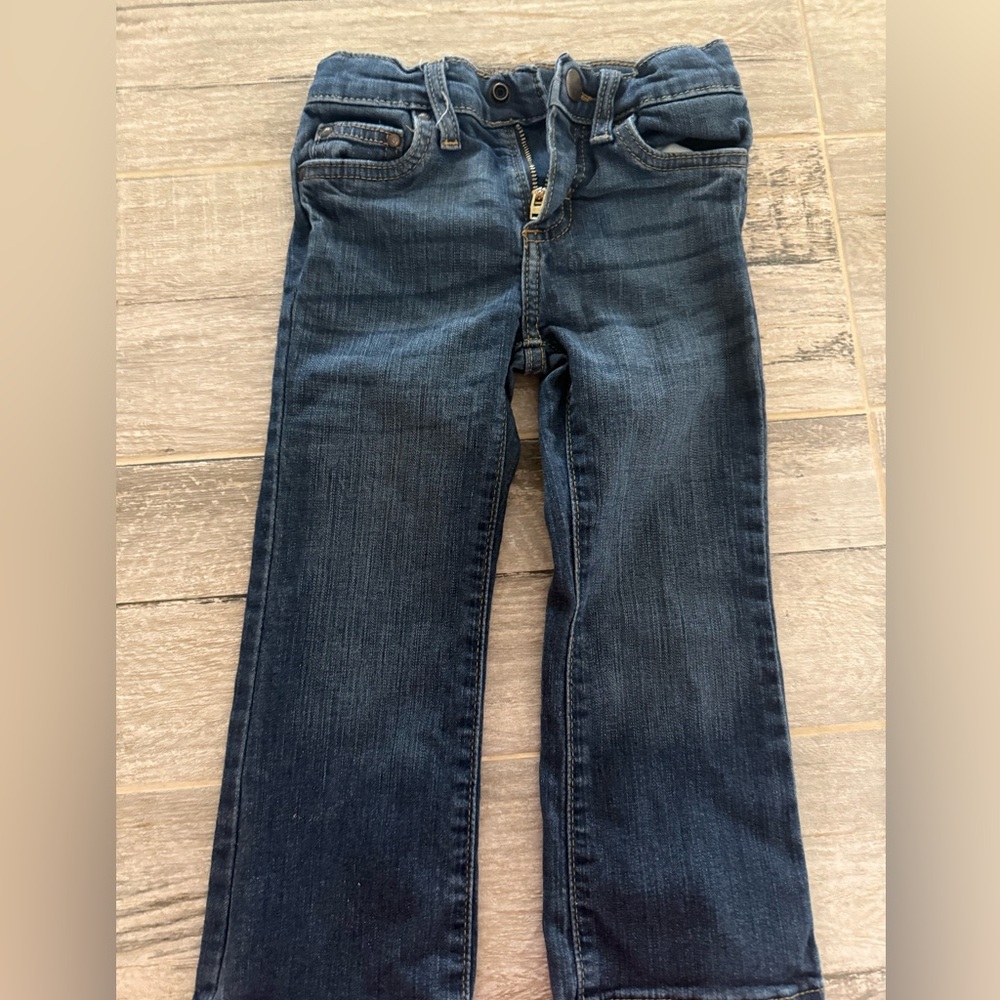 Wranglers.  The cutest little jeans ever !!